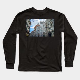 Cathedral Santa Maria del Fiore (Duomo) in Florence, Italy Long Sleeve T-Shirt